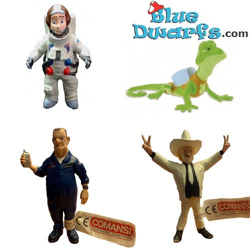 Capture the Flag Spielset - 4 Spielfiguren - Comansi - 6,5cm