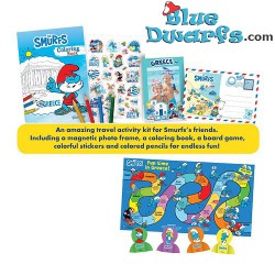 Activity kit of the Smurfs - English language - Puzzle / Games / Booklets - Στρουμφάκια  - 28x21cm