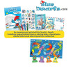 Schlumpf  Kinder-Aktivitäts-Kit - Brettspiel, Malbuch usw - Στρουμφάκια - 23x21cm