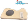 Schlumpf Magnet - Schlumpfine mit Kykladen Haus- Griechenland - polyresin - 7x6cm