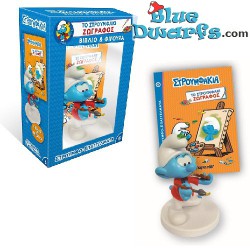 Smurf Collectible figurines with Greek booklet in box - 7,5cm - Nr. 1 - 7