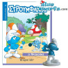 Potige smurf - verzamelfiguurtje met Grieks boekje in doosje - 7,5cm - Nr. 7