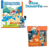 IJdele smurf met spiegel - verzamelfiguurtje met Grieks boekje in doosje - 7,5cm - Nr. 4