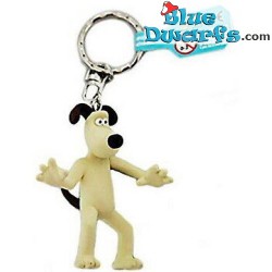 Wallace & Gromit Sleutelhanger hond  - 8 cm