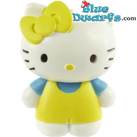 Hello Kitty Spielfigur - Trikot gelb - Bullyland - 6 cm