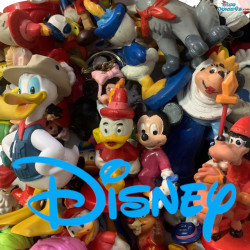 10 Figuras Vintage Disney seleccionadas al azar - Figuras de Mickey Mouse y sus Amigos - Bullyland