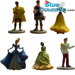 Princesses and Princes figurines set - Disney - Bullyland - 4cm