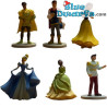Set Prinsessen en Prinsen Beeldjes - Disney - Bullyland - 4 cm
