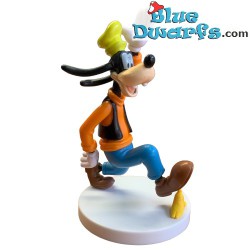 Goofy met banaan - Disney verzamelfiguurtje op rondje - Mega Fanbuk - 9cm