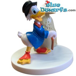 Uncle Scrooge with money back - Disney collector item on pedestal figurine - Mega Fanbuk - 6cm