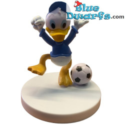 kwik - het blauwe neefje - Disney verzamelfiguurtje op rondje - Mega Fanbuk - 5cm