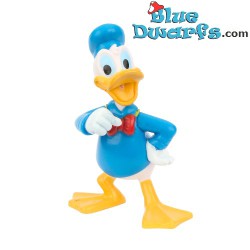 Spielfigur Donald Duck auf Podeste - Disney - Mega Fanbuk - 6cm