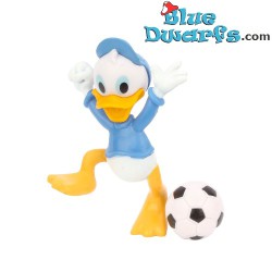 kwik - het blauwe neefje - Disney verzamelfiguurtje op rondje - Mega Fanbuk - 5cm