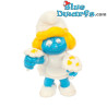 - FAKE -  Smurfin met bloemen