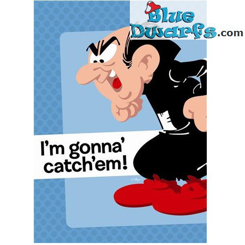Poster Gargamel *I'm gonna' catch'em!*(50 x 70 cm)