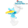 Schtroumpf avec pizza et pasta sur socle - Sbabam - 7,5cm (Serie 2-Nr.1)