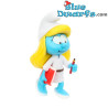 Teacher Smurfette with book and pencil - collector item on pedestal SBABAM - 7,5cm (Serie 2-Nr.2)