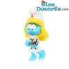 Pitufina con mariquita - veterinario - pedestal - Sbabam - 7,5cm (Serie 2 Nr 7)