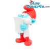 Papa Pitufo doctor en base circular - Sbabam - 7,5cm (Serie 2-Nr.4)