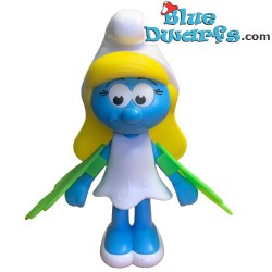 Smurfette with leaf wings - BURGER KING -  (+/- 15 cm)