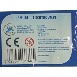 Dichter Schlumpf - Delhaize Supermarkt Schlumpf - Accessoire Anhänger - 4 cm