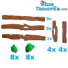 40040: Les barrières Accessoires Schleich/ Les Schtroumpfs (MINT IN BOX)