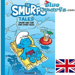 Bande dessinée - langue Anglaise - Les Schtroumpfs - The Smurfs Tales - Smurf And Turf - Papercutz - Hardcover - Nr. 4