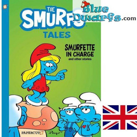 Stripboek van de Smurfen - Engelstalig - The Smurfs Tales - Smurfette in Charge - Hardcover - Nr. 2
