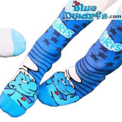 1 pair smurf socks - Hefty Smurf - The Smurfs - one size