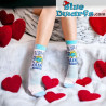 1 pair woman smurf socks - Smurfette - Hugs - Training - Tee-Smurf - one-size - adults