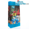 10 x feestzakjes smurfen - met brilsmurf en lolsmurf - 23x10cm - Party Factory