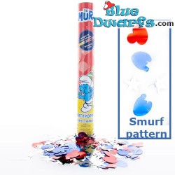 Confetti shooter - De Smurfen - met smurfenconfetti - Reikweidte 6-8 meter - Partyfactory