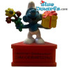 20040: Geschenkschlumpf  - Herzlichen Gluckwunsch zum Geburtstag -  (Podeste) - Schleich - 5,5cm