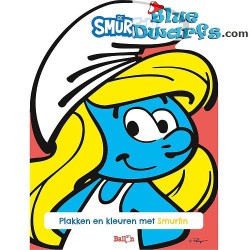 Smurfs Coloring Book - Cutting and Pasting with the Smurfs - Smurfette
