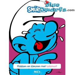Smurfs Coloring Book - Cutting and Pasting with the Smurfs - Jokey Smurf
