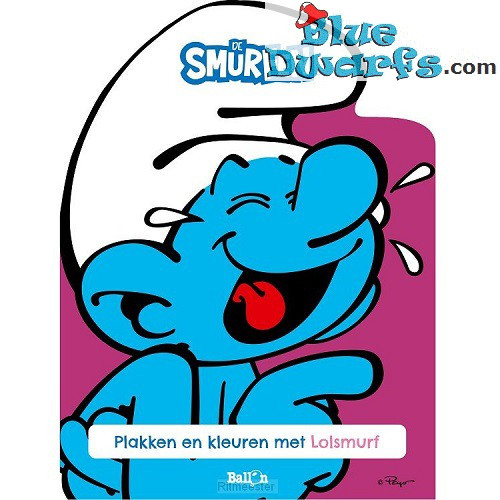 Schlumpf Malbuch - Ausschneiden und Aufkleben mit den Schlumpfe - Jokey Schlumpf