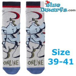 1 pair smurf socks -...