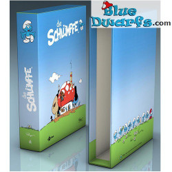 Pitufos – caja de almacenamiento de cartón para cómics – 30,5 x 22 x 5,5 cm