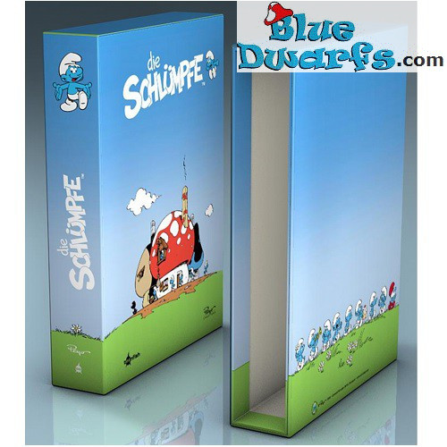 Pitufos – caja de almacenamiento de cartón para cómics – 30,5 x 22 x 5,5 cm
