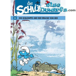 Bande dessinée- Die Schlümpfe - Die Schlümpfe 36 Die Schlümpfe und der Drache vom See - Hardcover Allemand