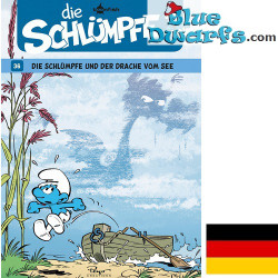Cómic Los Pitufos - Die Schlümpfe - Die Schlümpfe 36 Die Schlümpfe und der Drache vom See - Hardcover alemán