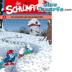 Smurf comic book - Die Schlümpfe - Die Schlümpfe 39 Die Schlümpfe und der Schneesturm - German language