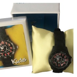 Zwarte smurf horloge  -...
