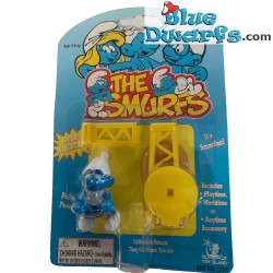 Smurf with yellow attribute - toy island