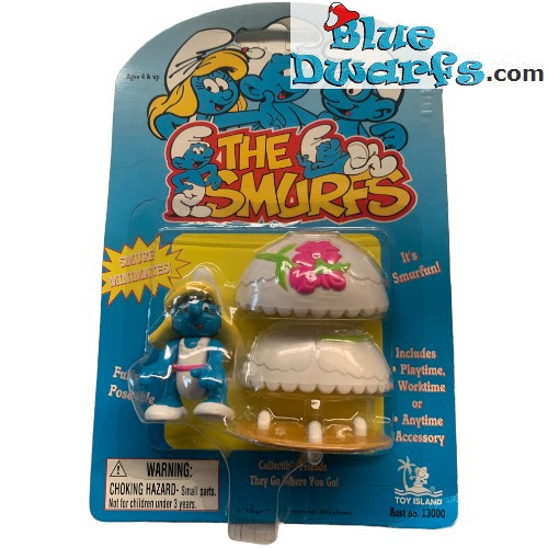 Smurfin in witte Jurk - toy island