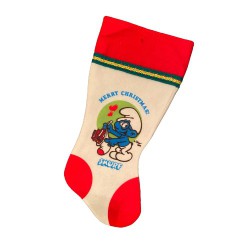 Christmas Smurf sock XL