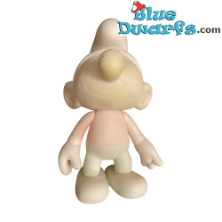 Puffo bianco 20 cm – Figura Global Smurfday in vinile - può presentare graffi/scolorimenti