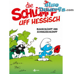 Bande dessinée- Die Schlümpfe - Die Schlümpp uff Hessisch 1 Blauschlümpp unn Schwazzschlümpp - Hardcover Allemand