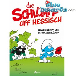 Smurfen stripboek - Die Schlümpfe - Die Schlümpp uff Hessisch 1 Blauschlümpp unn Schwazzschlümpp - Hardcover Duits