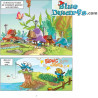 Bande dessinée - Groß werden mit den Schlümpfen 2 Der Schlumpf, der immer tollpatschig war - Softcover Allemand